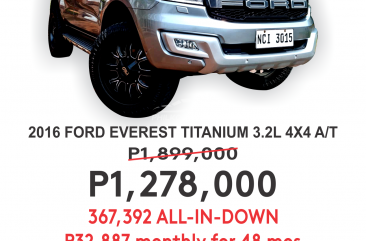 2016 Ford Everest  Titanium 3.2L 4x4 AT in Cainta, Rizal