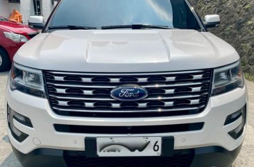 White Ford Explorer 2017 for sale in Pasig