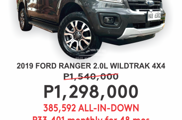 2019 Ford Ranger  2.0 Bi-Turbo Wildtrak 4x4 AT in Cainta, Rizal