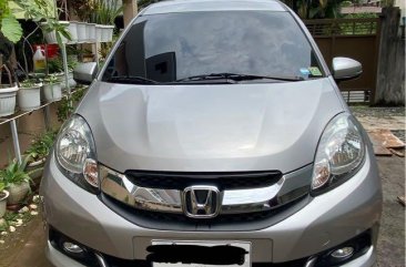 Silver Honda Mobilio 2015 SUV / MPV at Automatic  for sale in Cainta