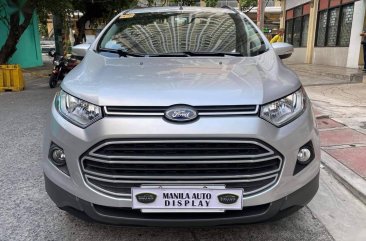 Silver Ford Ecosport 2017 for sale in Automatic