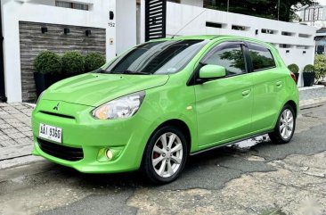 Purple Mitsubishi Mirage 2014 for sale in Pasig