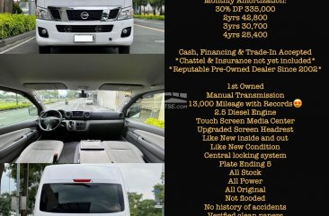 2017 Nissan NV350 Urvan 2.5 Premium 15-seater MT in Makati, Metro Manila