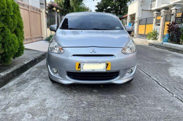 Purple Mitsubishi Mirage 2015 for sale in Bacoor