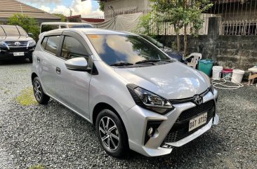 Silver Toyota Wigo 2021 for sale in Quezon City