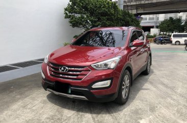 Purple Hyundai Santa Fe 2013 for sale in Quezon City