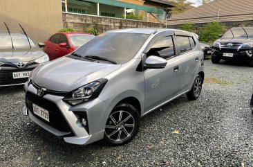 Silver Toyota Wigo 2021 for sale in Quezon City