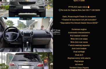 2016 Chevrolet Trailblazer  2.8 2WD 6AT LTX in Makati, Metro Manila