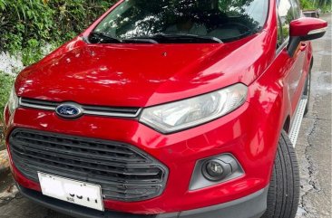 Purple Ford Ecosport 2015 for sale in Manual