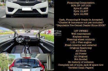 2016 Honda Jazz  1.5 V CVT in Makati, Metro Manila