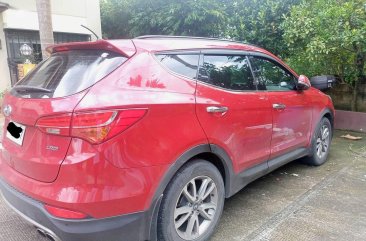 Purple Hyundai Santa Fe 2014 for sale in Automatic