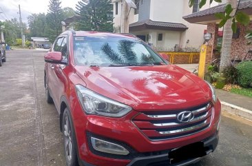 Purple Hyundai Santa Fe 2014 for sale in Automatic