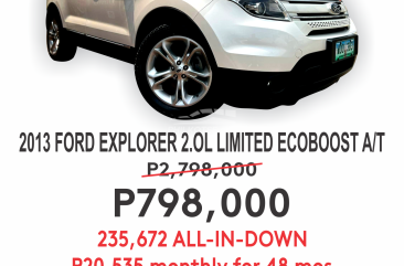 2013 Ford Explorer Limited 2.3 EcoBoost 4WD AT in Cainta, Rizal