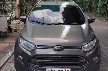 Purple Ford Ecosport 2015 for sale in Automatic