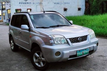 Purple Nissan X-Trail 2004 SUV / MPV at Automatic  for sale in San Jose del Monte