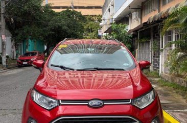 Purple Ford Ecosport 2017 for sale in Automatic