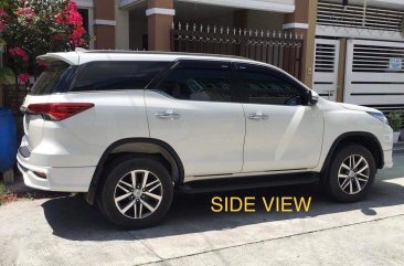 Sell Pearl White 2017 Toyota Fortuner in Floridablanca