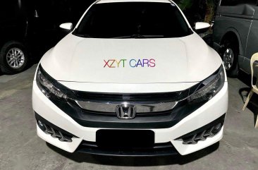 Pearl White Honda Civic 2016 for sale in Automatic