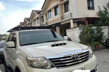 Selling Pearl White Toyota Fortuner 2015 in Pateros