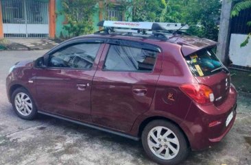 Purple Mitsubishi Mirage 2017 for sale in Magarao