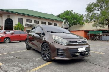 Purple Kia Rio 2015 for sale in Las Piñas