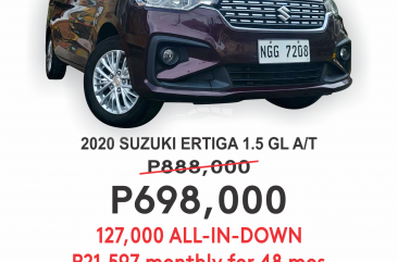 2020 Suzuki Ertiga  GL 4AT in Cainta, Rizal
