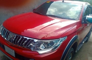 Red Mitsubishi Strada 2015 Truck at 70000 for sale