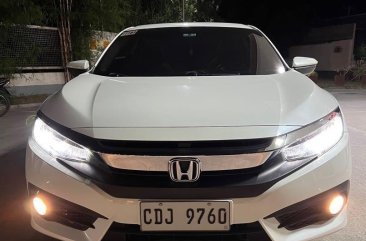 White Honda Civic 2015 Sedan at 52000 for sale in Las Piñas