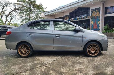 Purple Mitsubishi Mirage 2015 for sale in Manila