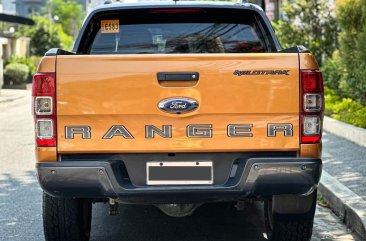Orange Ford Ranger 2018 for sale in Automatic