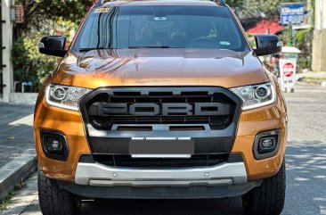 Orange Ford Ranger 2018 for sale in Automatic