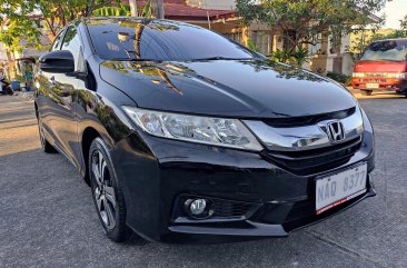 Black Honda City 2017 Sedan at Automatic  for sale in Manila