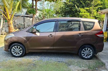 Purple Suzuki Ertiga 2015 for sale in Manual