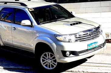 Purple Toyota Fortuner 2014 for sale in Automatic