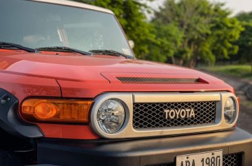 Orange Toyota Fj Cruiser 2014 for sale in Automatic