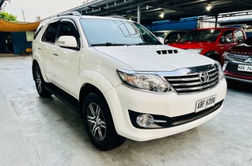 Pearl White Toyota Fortuner 2015 for sale in Automatic