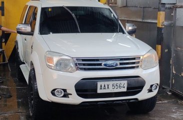 White Ford Everest 2014 for sale in Mandaluyong