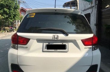 White Honda Mobilio 2015 for sale in Manual