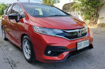 Selling Orange Honda Jazz 2018 in Quezon City