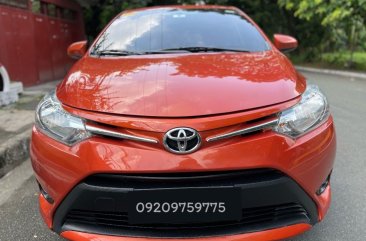 Orange Toyota Vios 2018 for sale in Quezon City