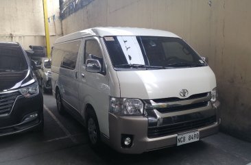 Sell Pearl White 2018 Toyota Hiace in Quezon City