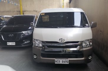 Sell Pearl White 2018 Toyota Hiace in Quezon City