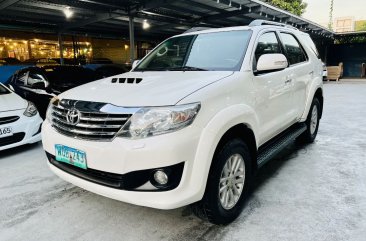 Pearl White Toyota Fortuner 2014 for sale in Automatic