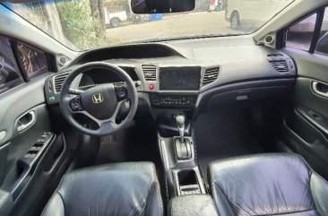 White Honda Civic 2014 for sale in Quezon City