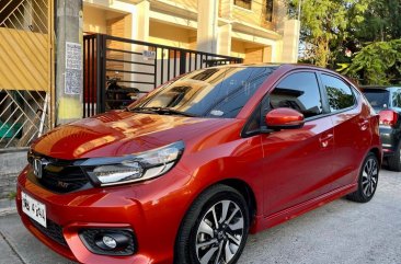 Orange Honda Brio 2019 for sale in Las Piñas