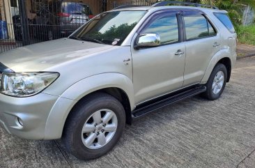Silver Toyota Fortuner 2010 for sale in Manual