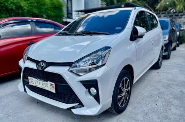 Selling White Toyota Wigo 2022 in Quezon City