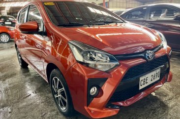 Orange Toyota Wigo 2023 for sale in Quezon City