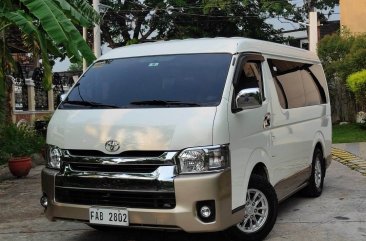 Sell White 2017 Toyota Hiace in Manila