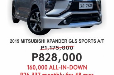 Silver Mitsubishi XPANDER 2019 for sale in Automatic